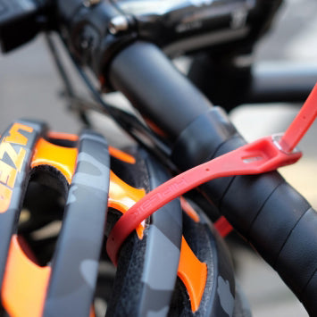 HIPLOK Z Lok Multi-Use Security Tie & Bike Lock Twin Pack - Red