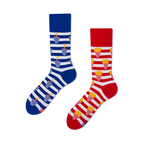 MANY MORNINGS Socks - Fries and Soda