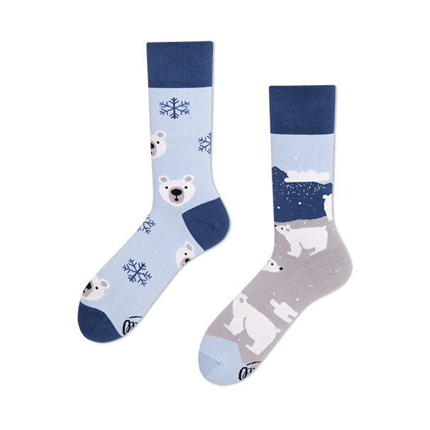 MANY MORNINGS Socks - Polar Bear