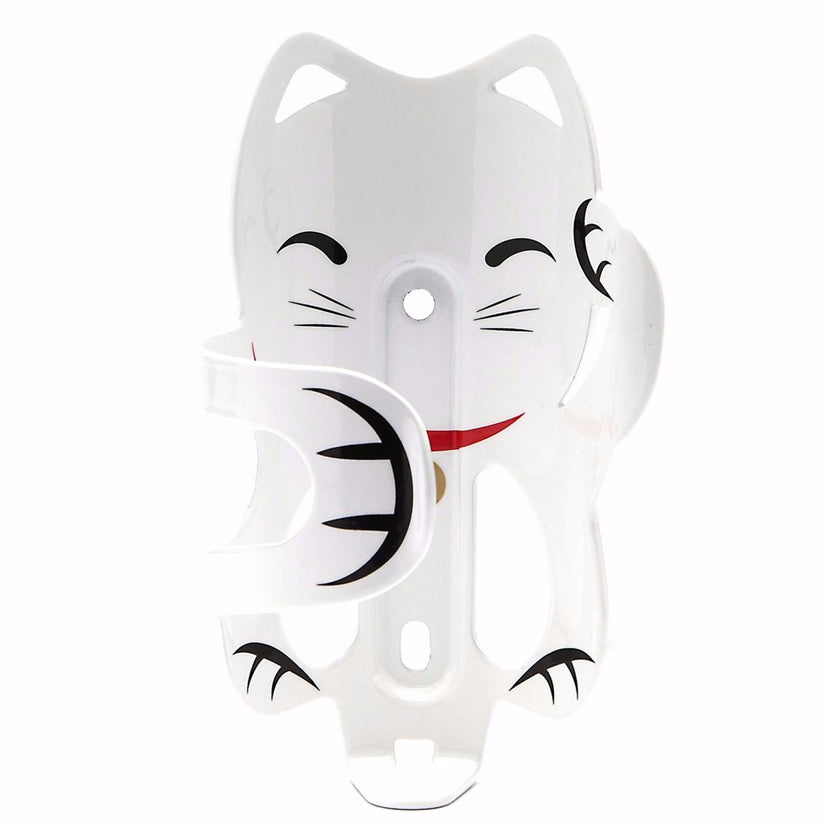 PDW - Lucky Cat Bottle Cage White AUSTRALIA