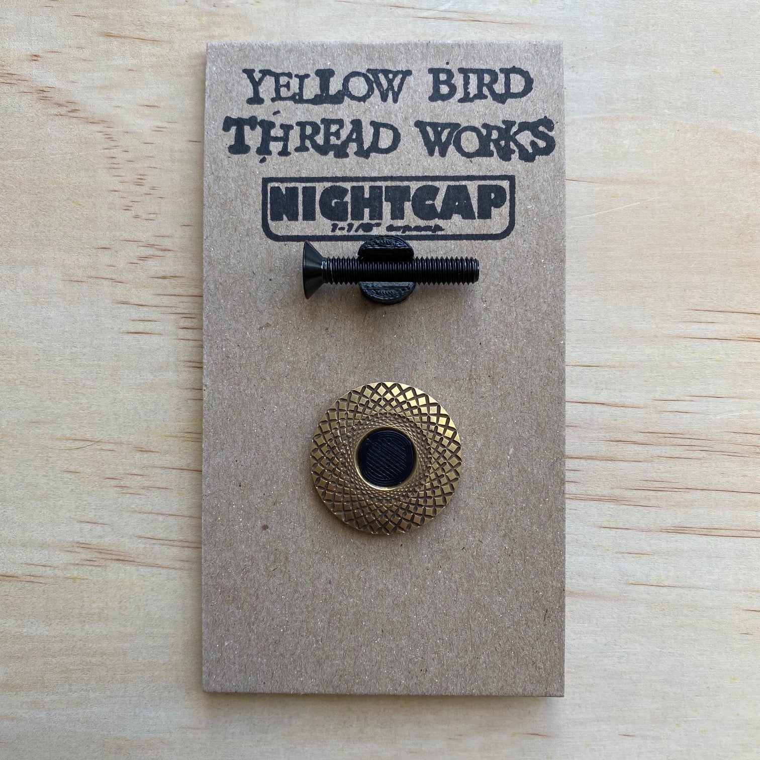 YELLOW BIRD THREAD WORKS Guilloche Dreams Stem Cap