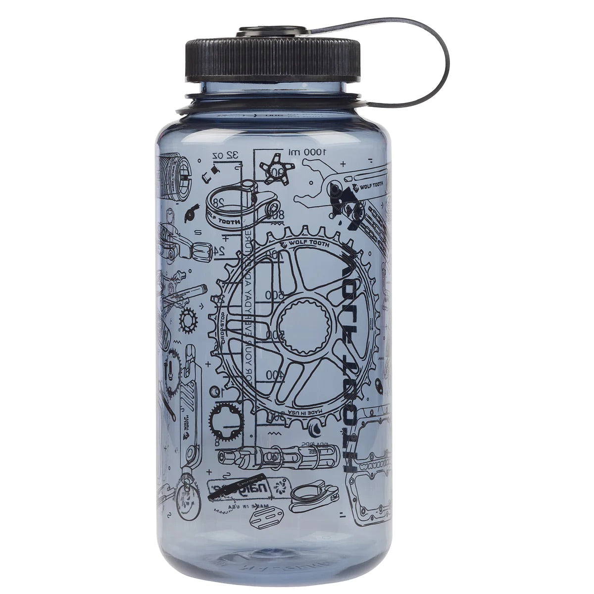 WOLF TOOTH Nalgene Bottle 950mL - Smoke / Black