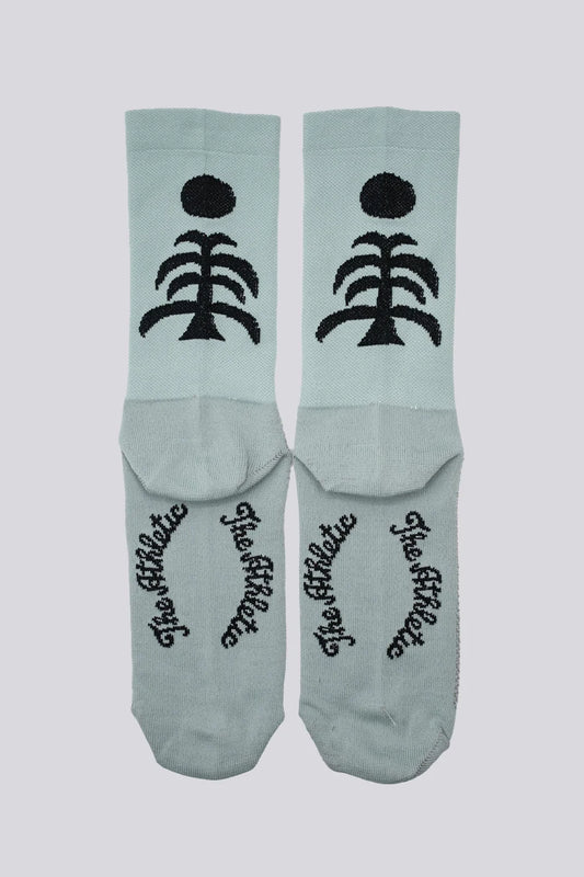 THE ATHLETIC COMMUNITY Death Palm Cycling Socks - Iceberg