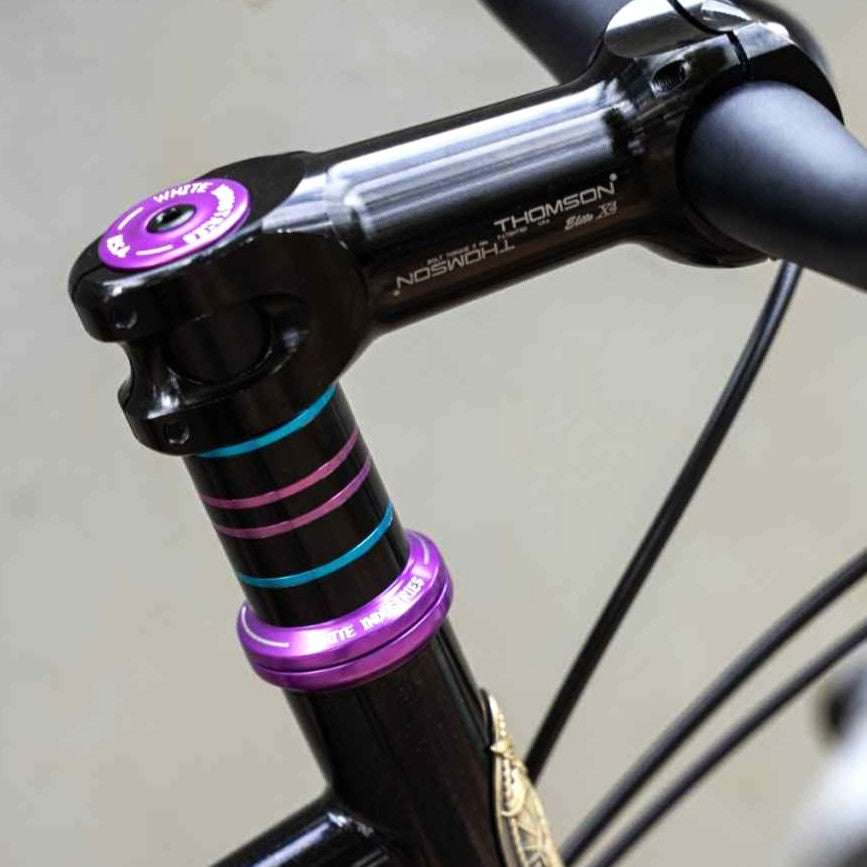 BLUE LUG 1-1/8 inch aluminium colour spacer