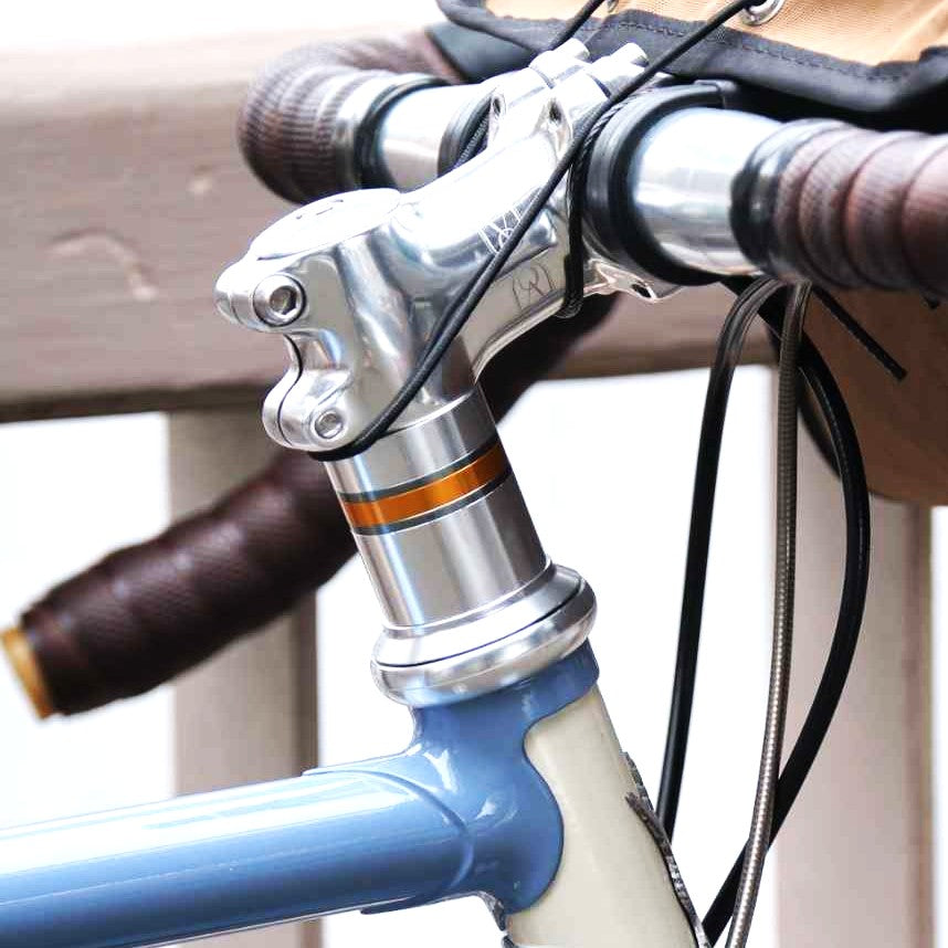 BLUE LUG 1-1/8 inch aluminium colour spacer