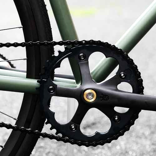 BLUE LUG Brass Crank Cap