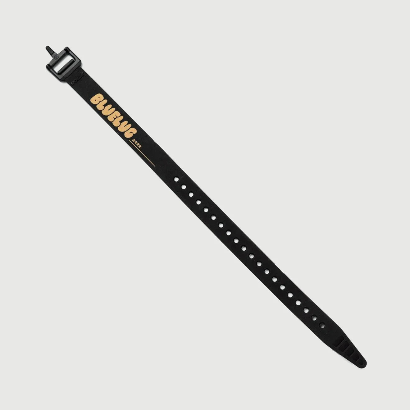 BLUE LUG Voile 38cm Nylon Buckle Strap - Black/Tan