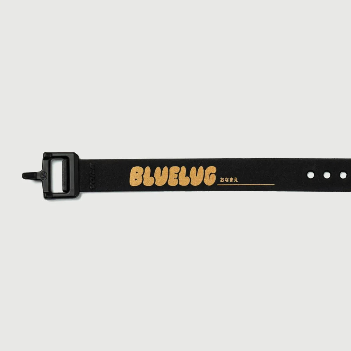 BLUE LUG Voile 38cm Nylon Buckle Strap - Black/Tan