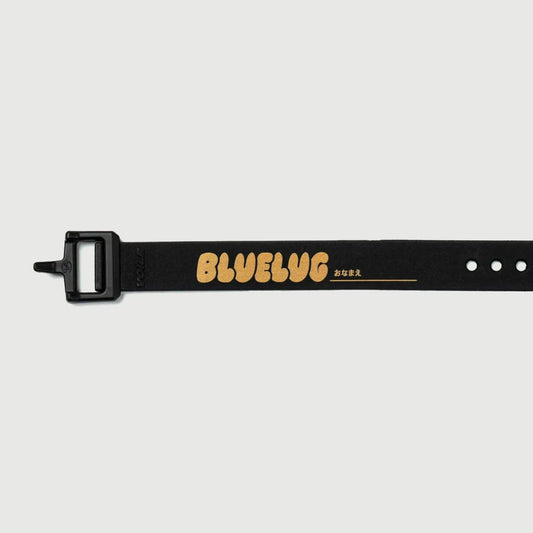 BLUE LUG Voile 38cm Nylon Buckle Strap - Black/Tan