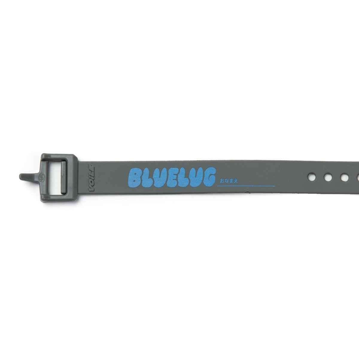 BLUE LUG Voile 38cm Nylon Buckle Strap - Grey / Blue