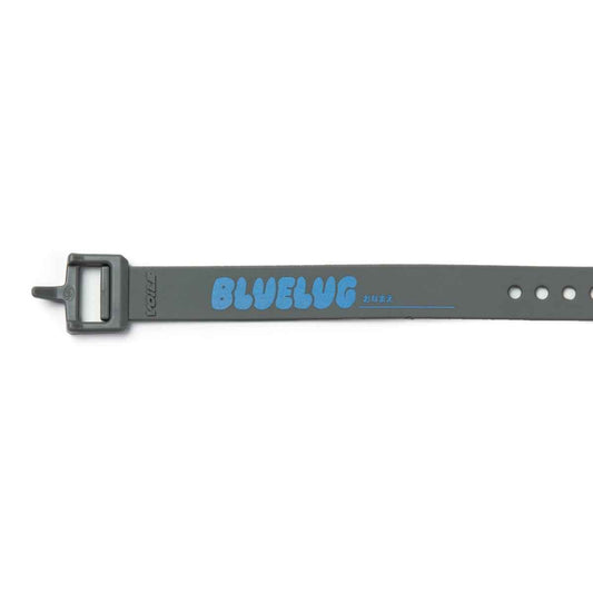 BLUE LUG Voile 38cm Nylon Buckle Strap - Grey / Blue