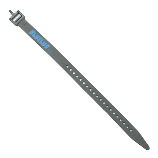 BLUE LUG Voile 38cm Nylon Buckle Strap - Grey / Blue