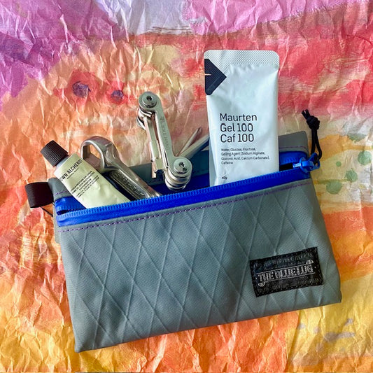 BLUE LUG Dry Pouch - X-pac grey / blue