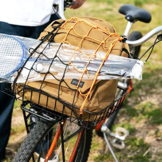BLUE LUG Large Cargo Net - Black / Flash Orange