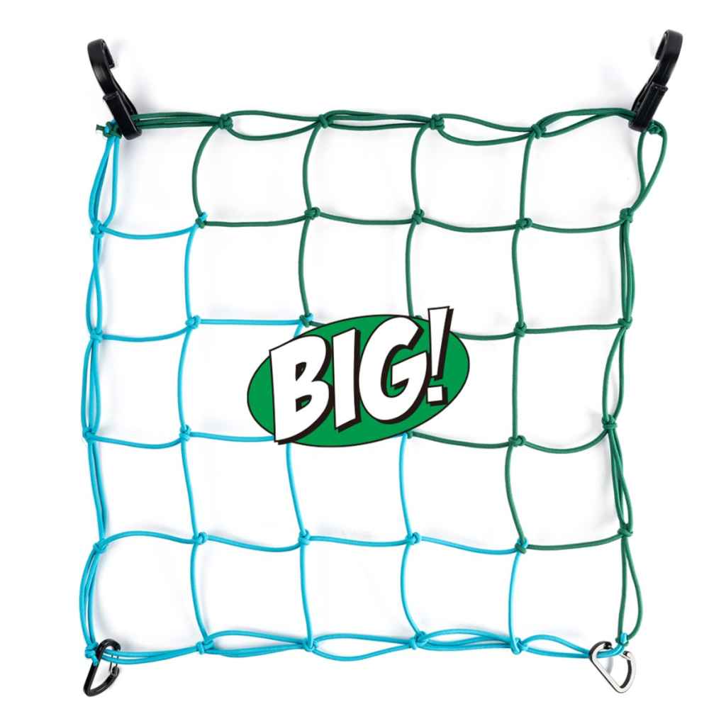 BLUE LUG Large Cargo Net - Light Blue / Green