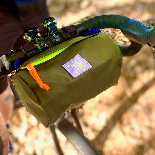 BLUE LUG Handlebar Bike Pouch - X-Pac Olive