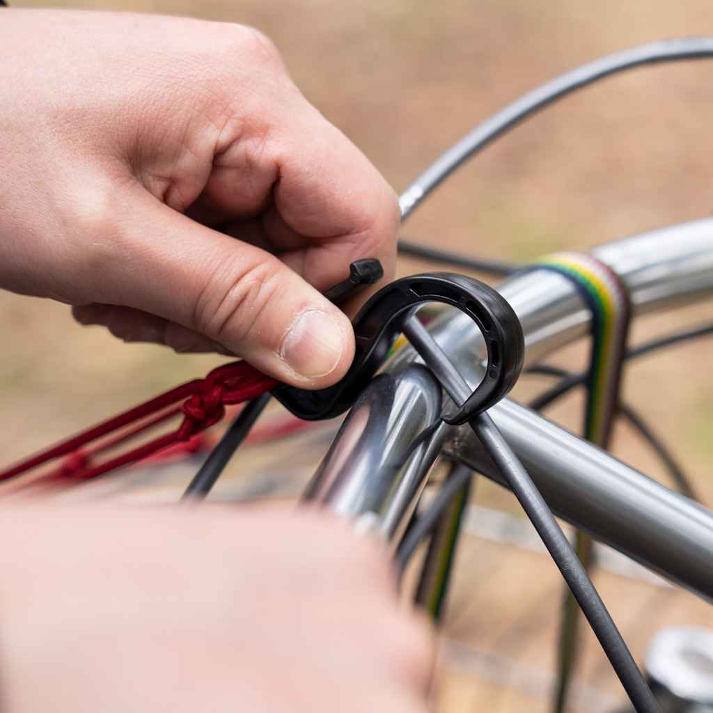 BLUE LUG Cargo Net - Gray / Burgundy