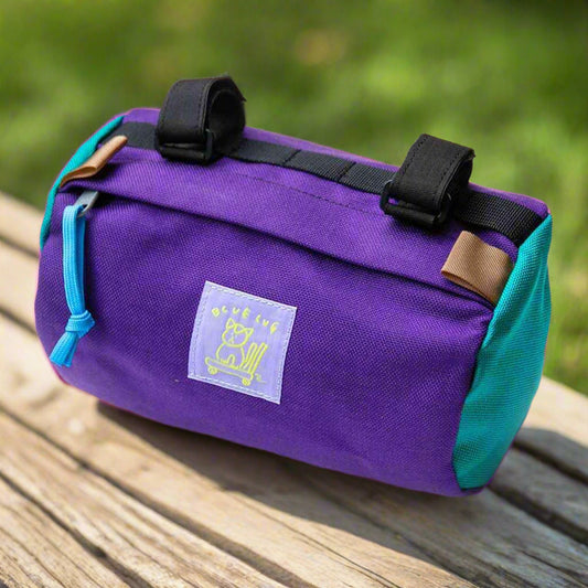 Blue Lug Handlebar Pouch - Purple