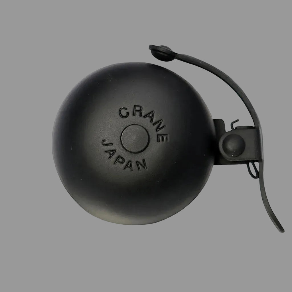 CRANE Mini Suzu Strike Lever Bike Bell - Stealth Black