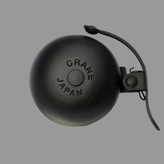 CRANE Mini Suzu Strike Lever Bike Bell - Stealth Black