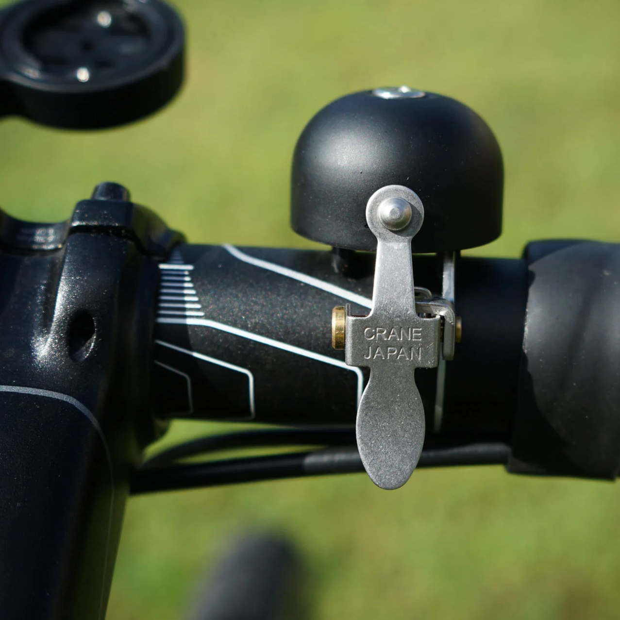 CRANE E-NE Black Alloy Bike Bell