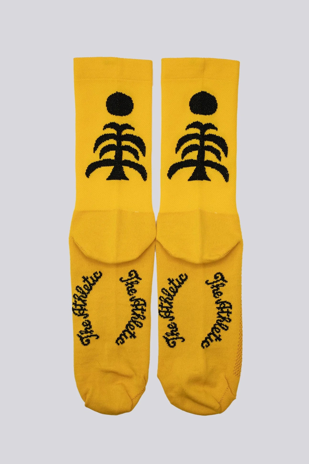 THE ATHLETIC COMMUNITY Death Palm Cycling Socks - Light Gold