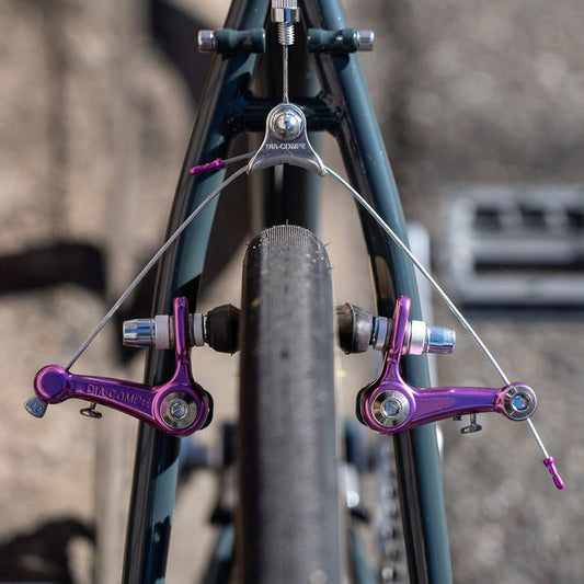 DIA-COMPE DC980 Retro Canti Brake - Purple Blue Lug Exclusive