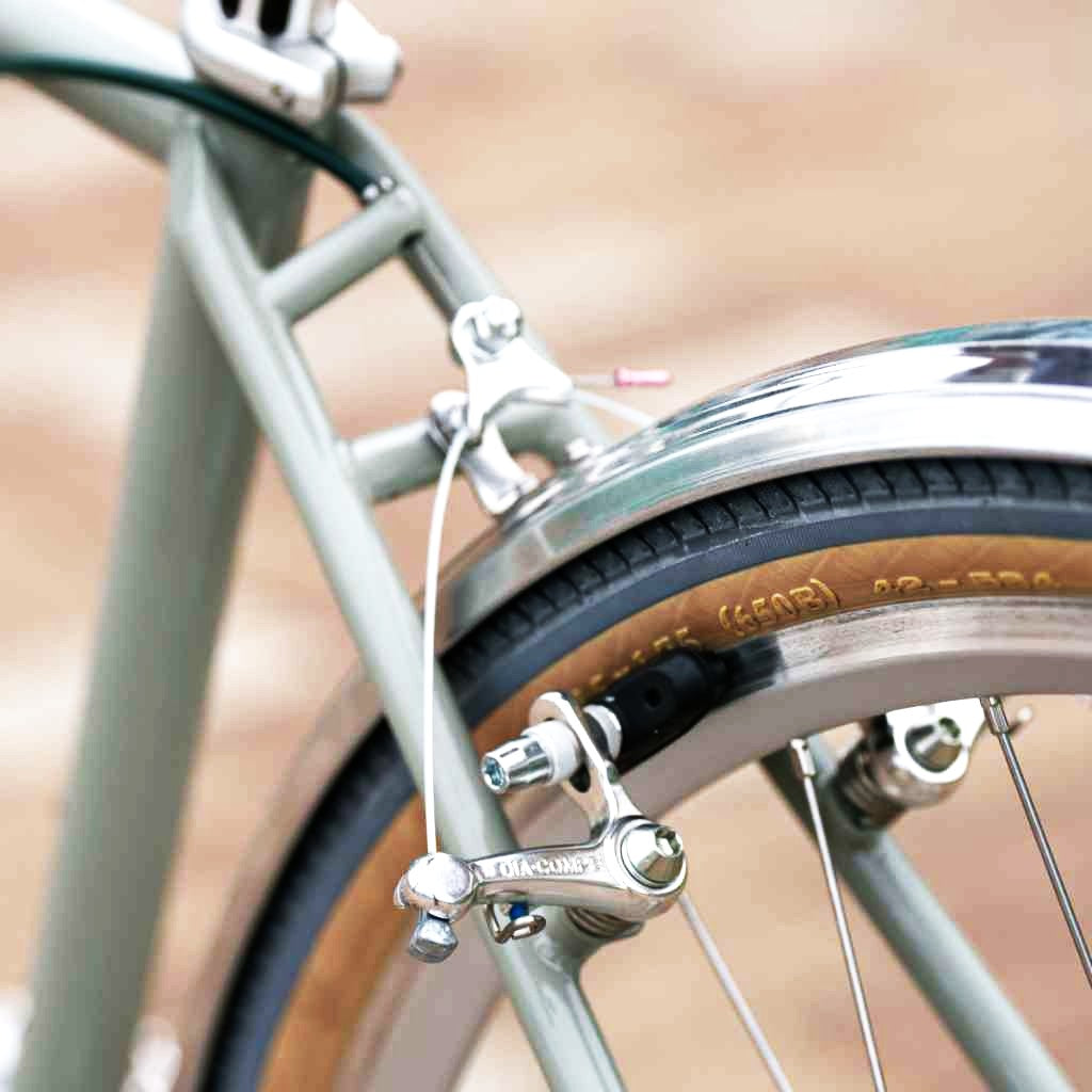 DIA-COMPE DC980 Retro Canti Brake - Silver Blue Lug Exclusive