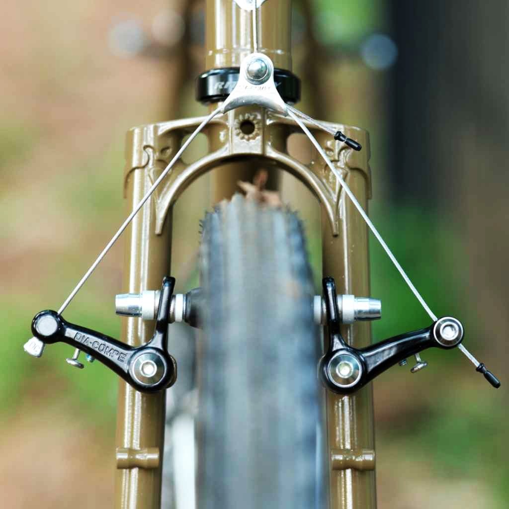 DIA-COMPE DC980 Retro Canti Brake - Black Blue Lug Exclusive