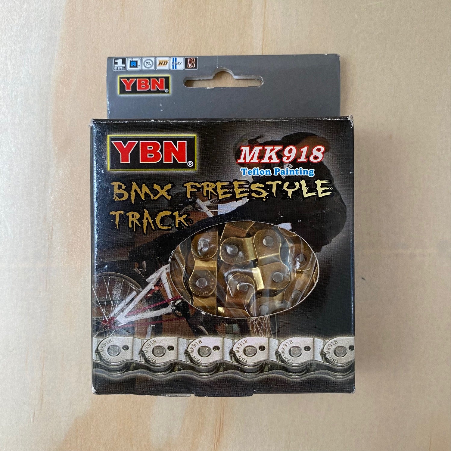 YBN MK918 Half Link Chain - Gold