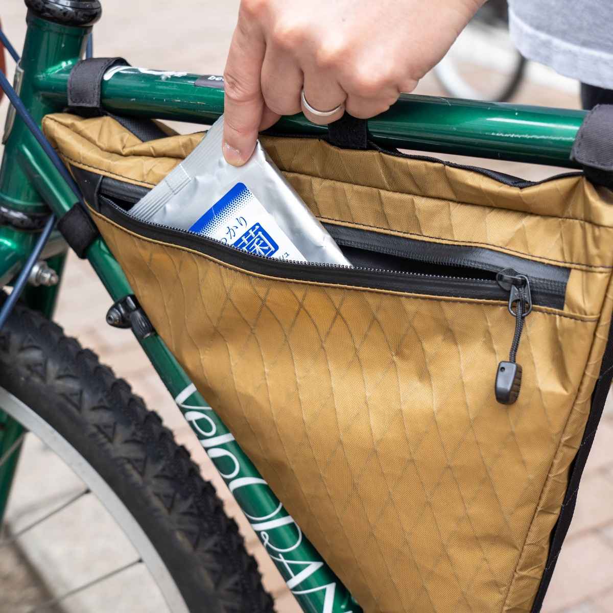 FAIRWEATHER Bike frame bag ADV X-Pac Coyote