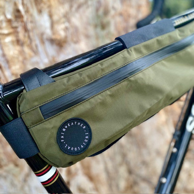 FAIRWEATHER Frame Bike Bag - Xpac Olive