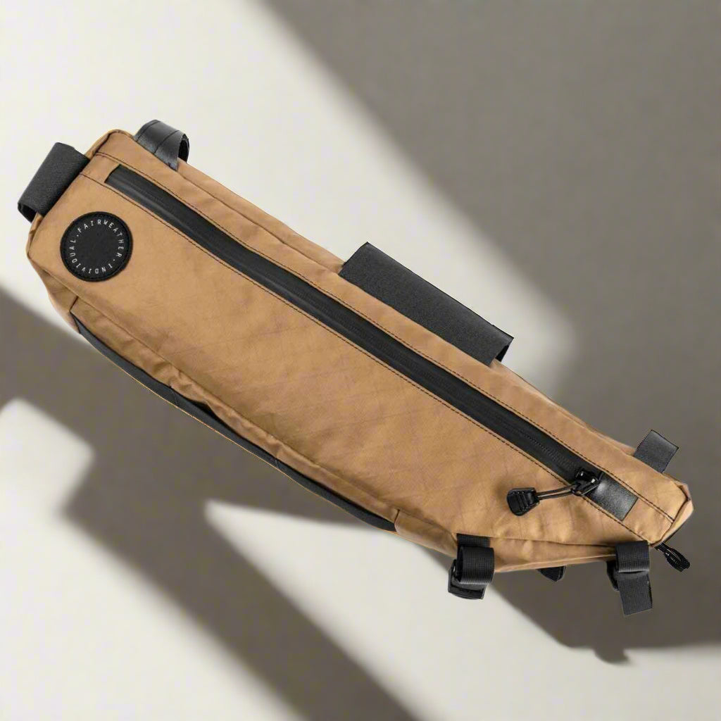 FAIRWEATHER Waterproof Frame Bike Bag - ECOPAK Coyote – I