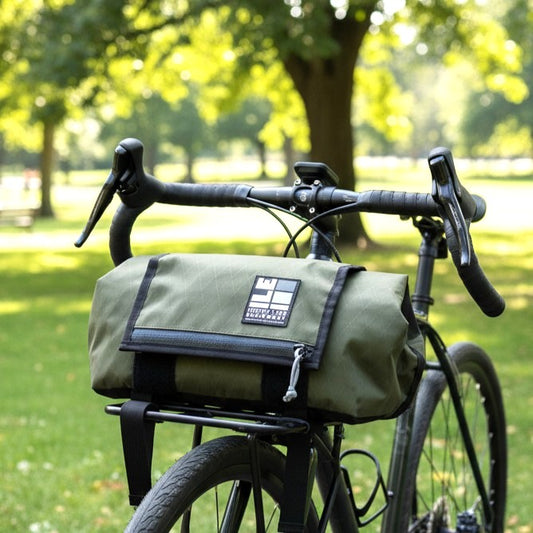 INSIDE LINE EQUIPMENT Small Porteur Rack bag - Xpac Forest Green