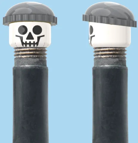 Skulls with Grey Beanie - Schrader