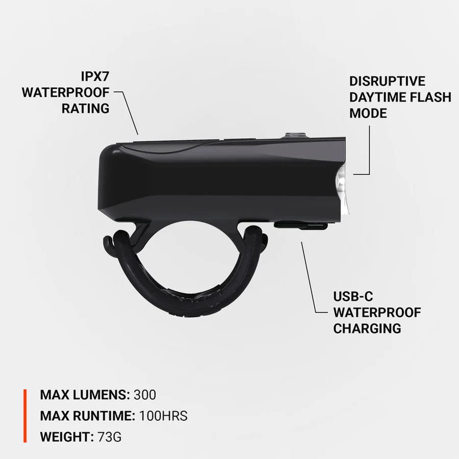 LEZYNE KTV Drive Pro 300+ Bike Front Light