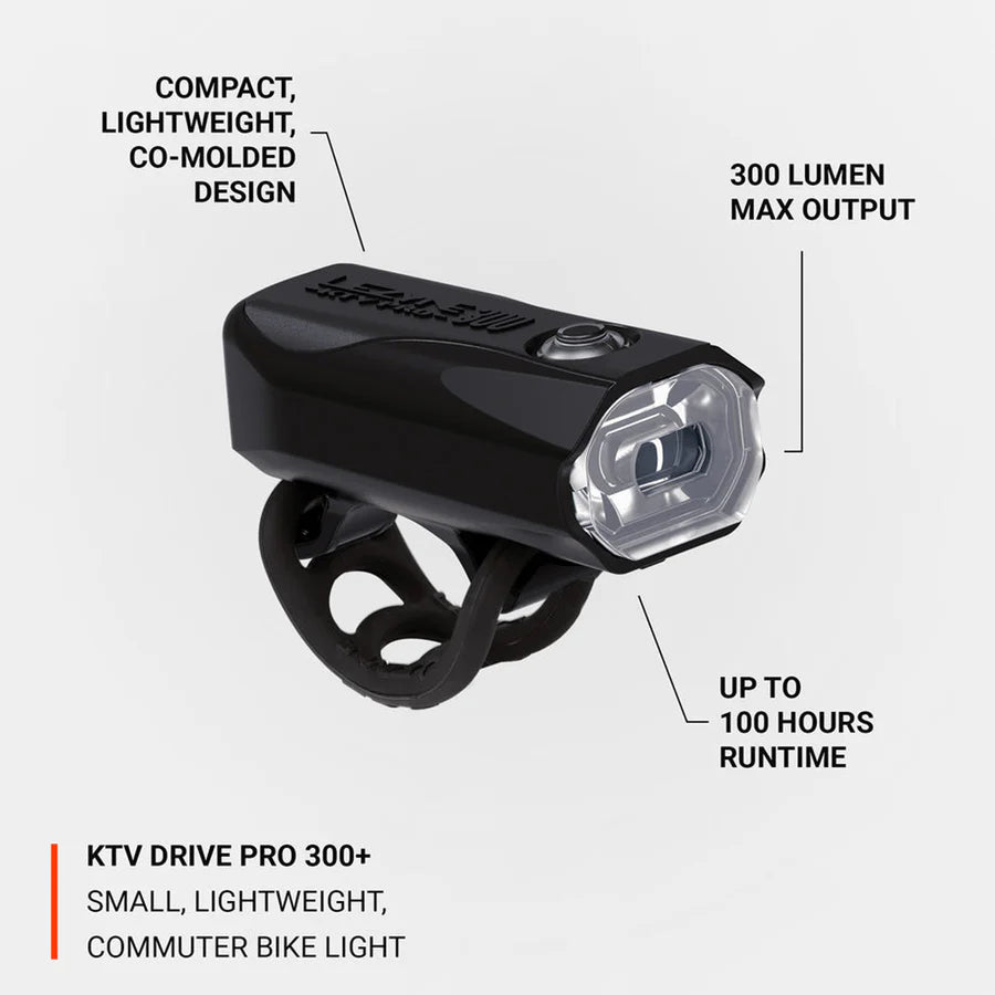 LEZYNE KTV Drive Pro 300+ Bike Front Light