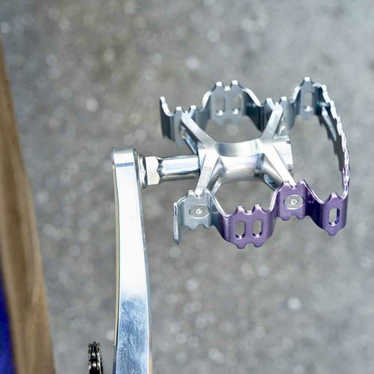 MKS Sylvan Aurora Pedals - Purple Silver