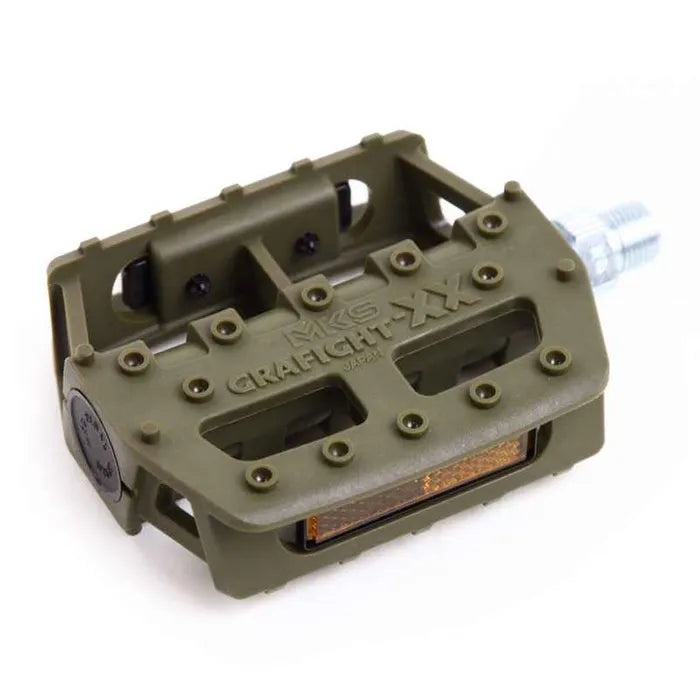 MKS Grafight XX Khaki 9/16 Platform Pedals