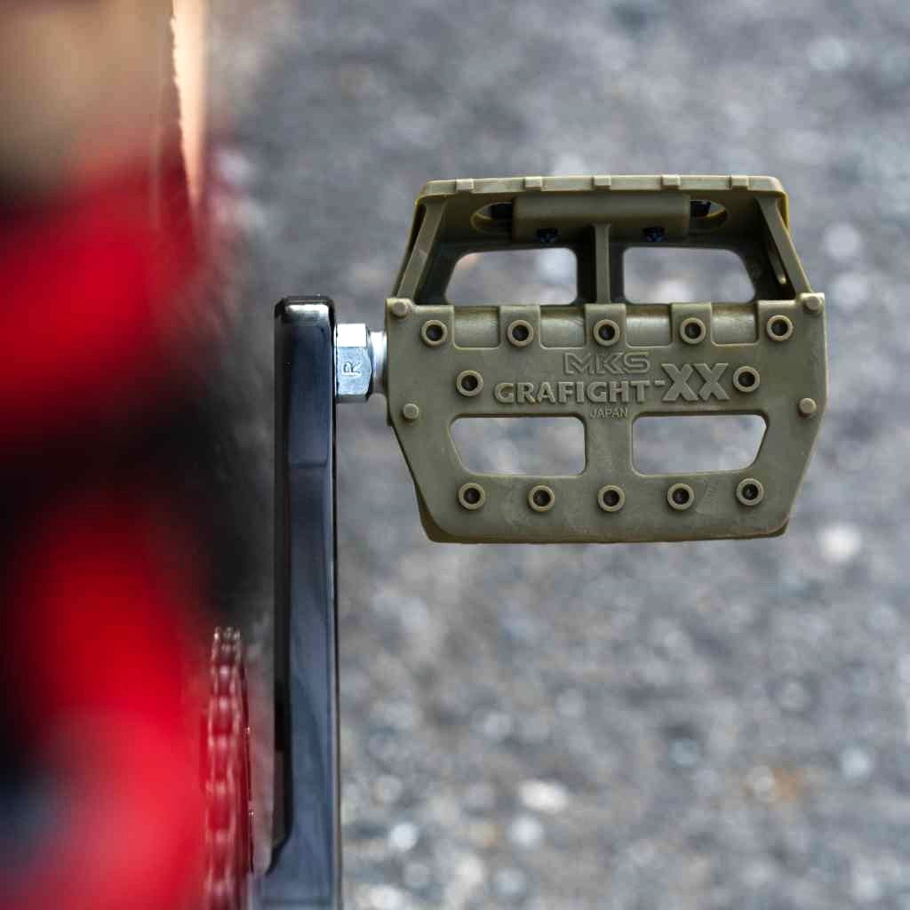 MKS Grafight XX Khaki 9/16 Platform Pedals