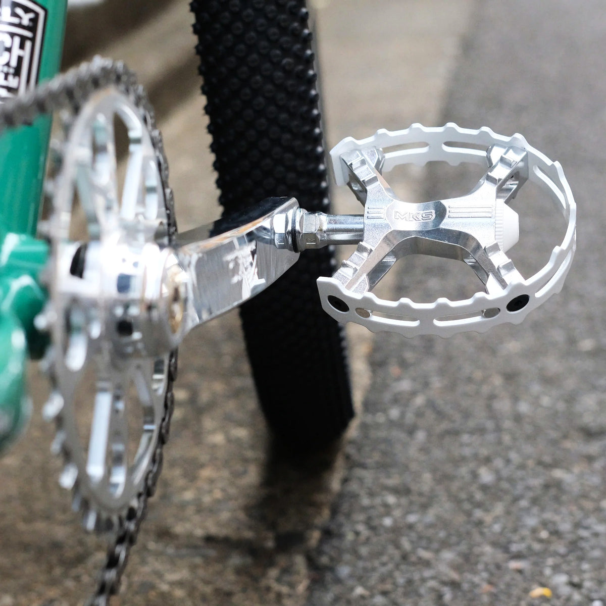 MKS Bear Trap XC-III Pedals - White