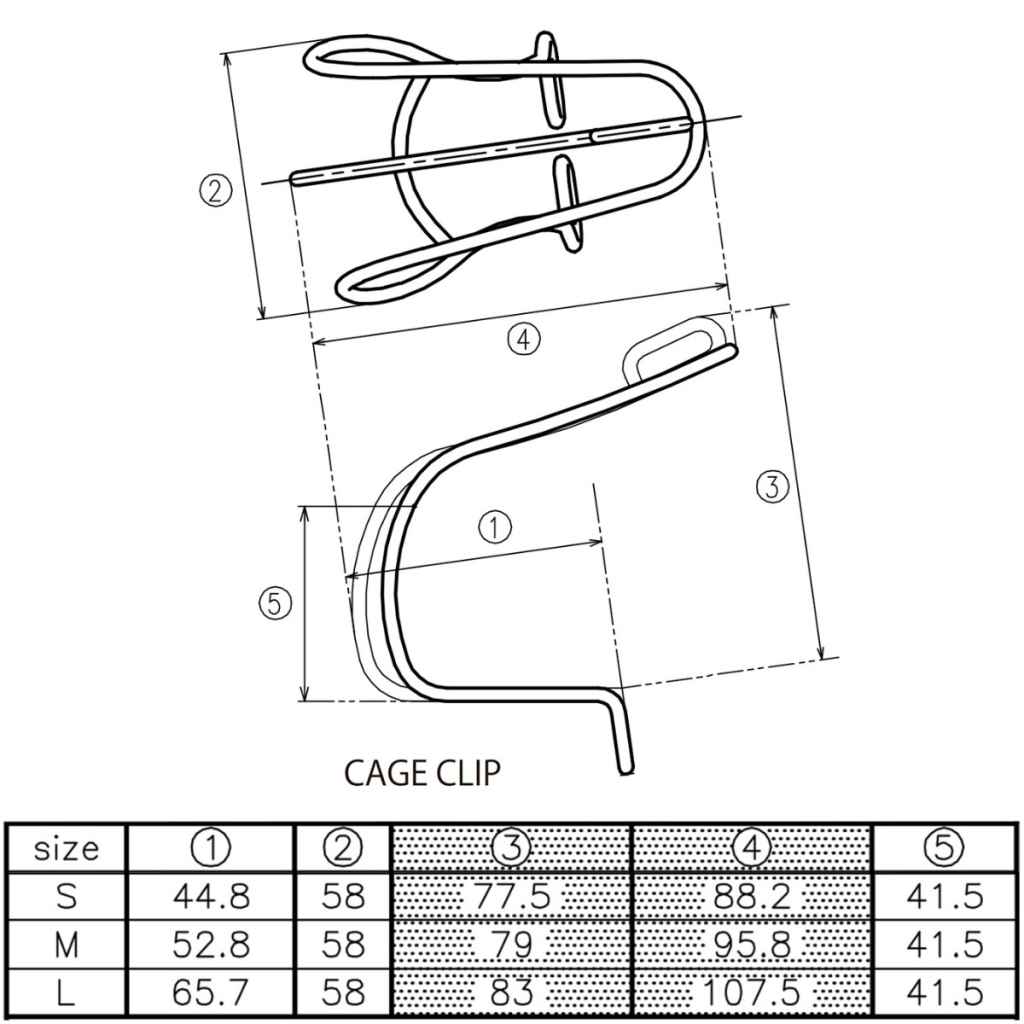 MKS Stainless Steel Cage Clips