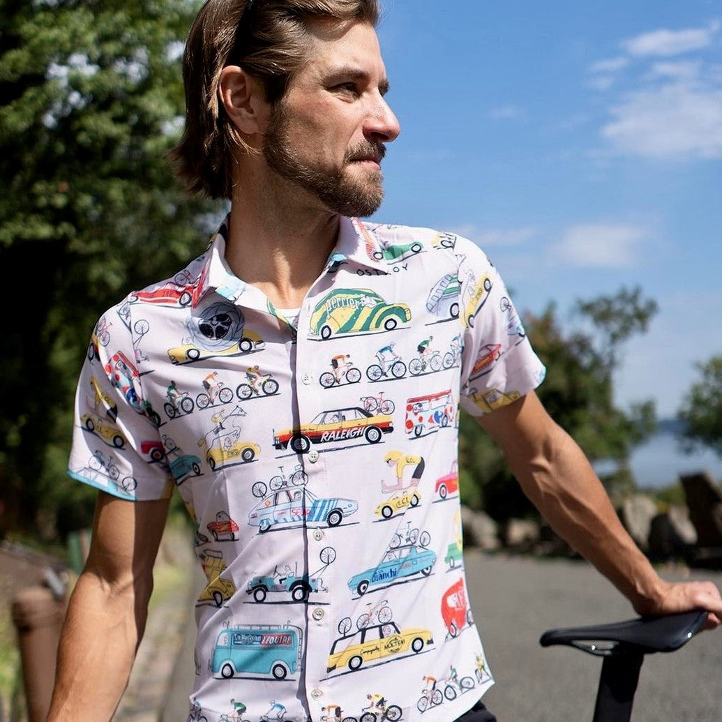 OSTROY La Caravane Cycling Jersey Resort Shirt