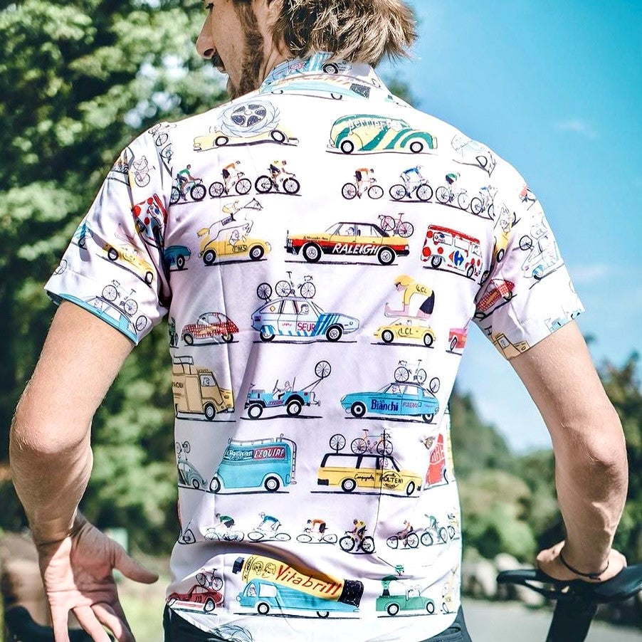 OSTROY La Caravane Cycling Jersey Resort Shirt