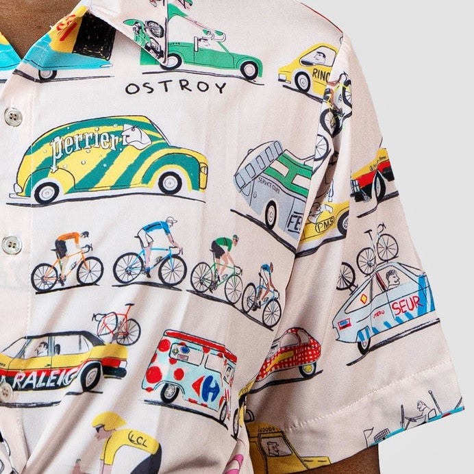 OSTROY La Caravane Cycling Jersey Resort Shirt