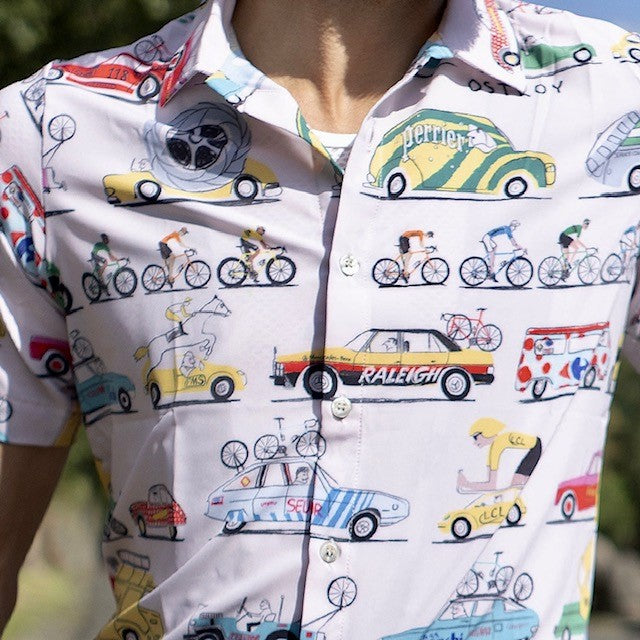 OSTROY La Caravane Cycling Jersey Resort Shirt