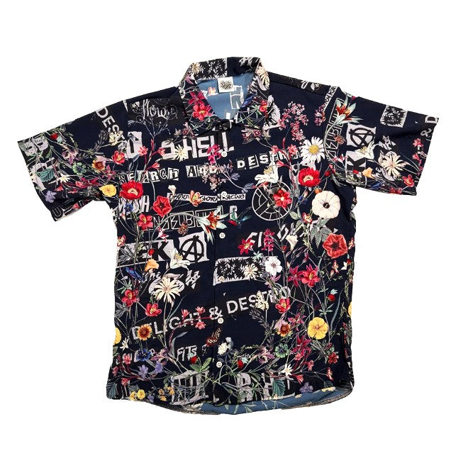 OSTROY Punk Flowers Cycling Resort Shirt