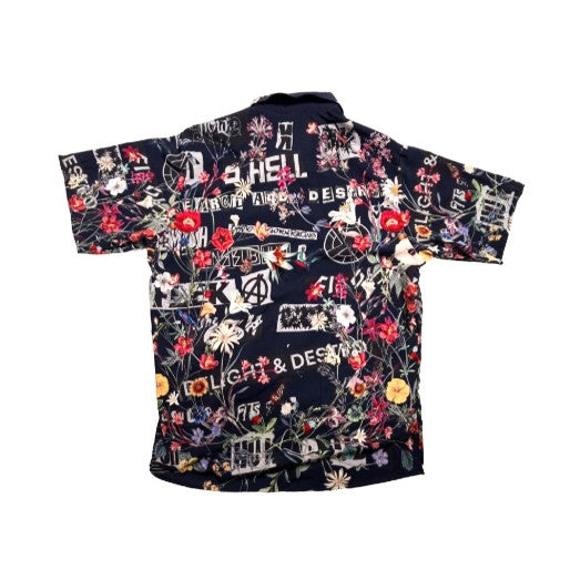 OSTROY Punk Flowers Cycling Resort Shirt