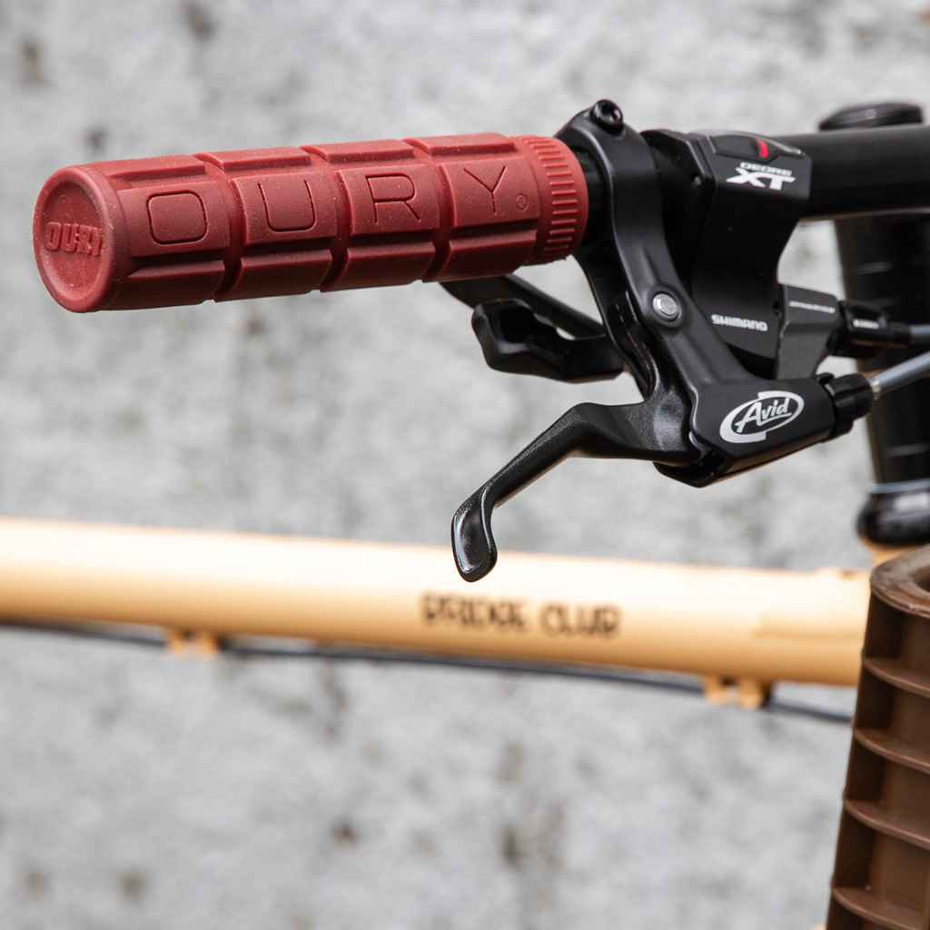 Oury Grips V2 - Burgundy Blue Lug limited edition 