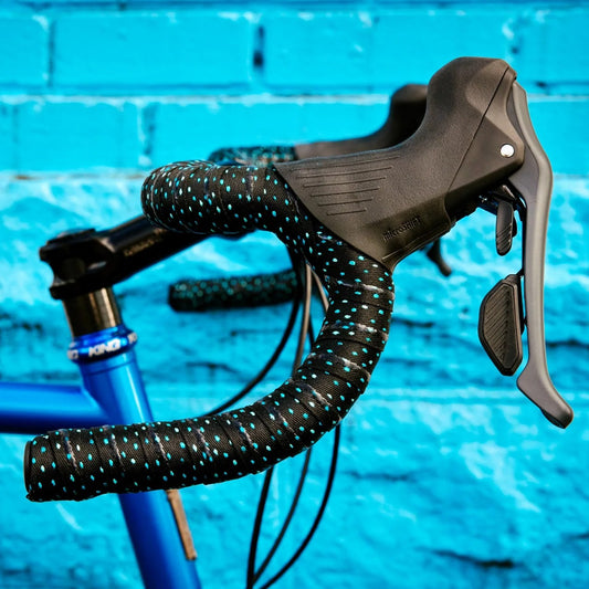 PORTLAND DESIGN WORKS Handlebar Wrap with Silicone Grips - Ocean Speckle